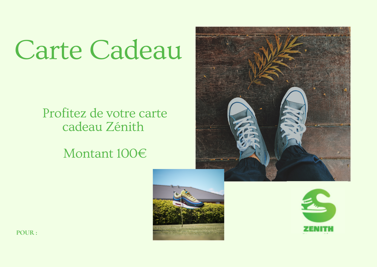 Carte cadeau Zenith